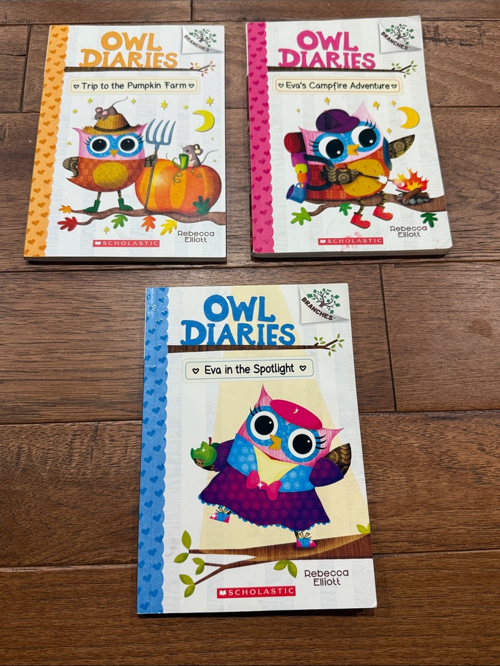 Owl Diaries Books By Rebecca Elliott - 11 12 13 in Book Series